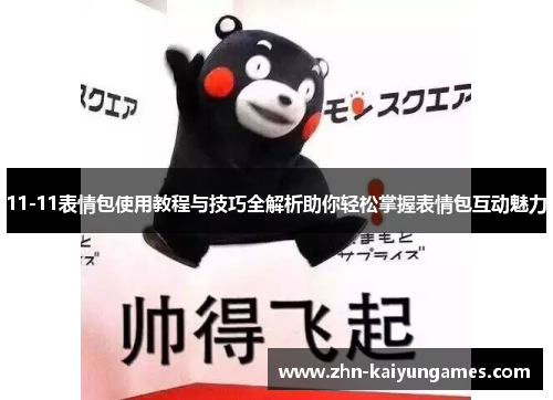 11-11表情包使用教程与技巧全解析助你轻松掌握表情包互动魅力